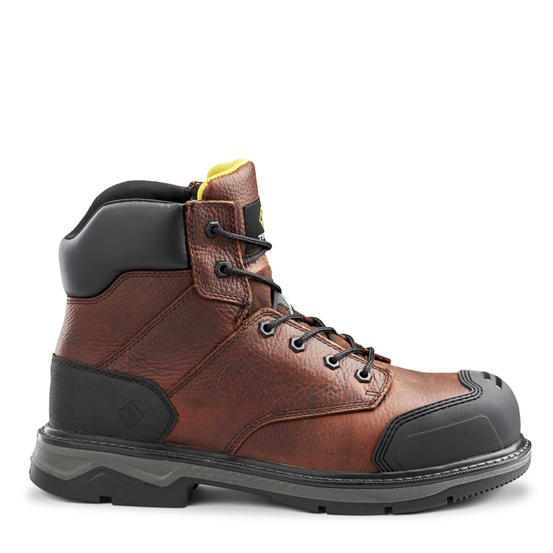 Terra | Men's Patton 6" Aluminum Toe Safety Work Boot-Brown