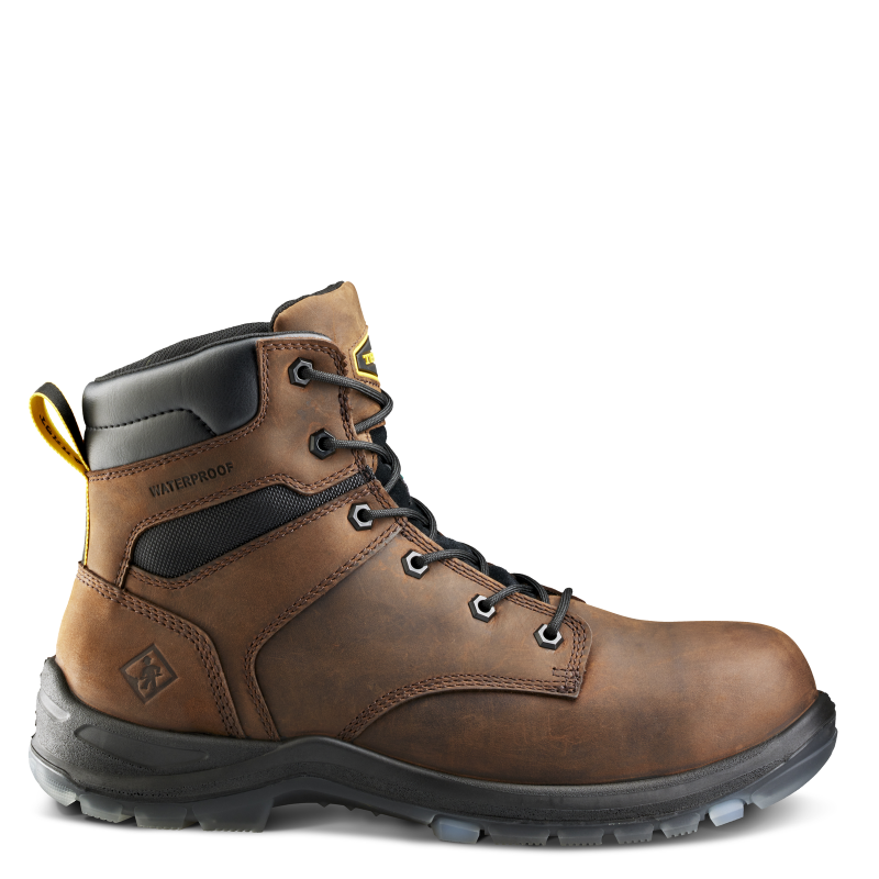 Terra | Women's Byrne 6" Waterproof Composite Toe Safety Work Boot-Dark Brown