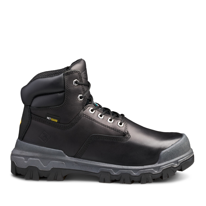 Terra | Men's Sentry 2020 6" Nano Composite Toe Safety Work Boot with Internal Met Guard-Black