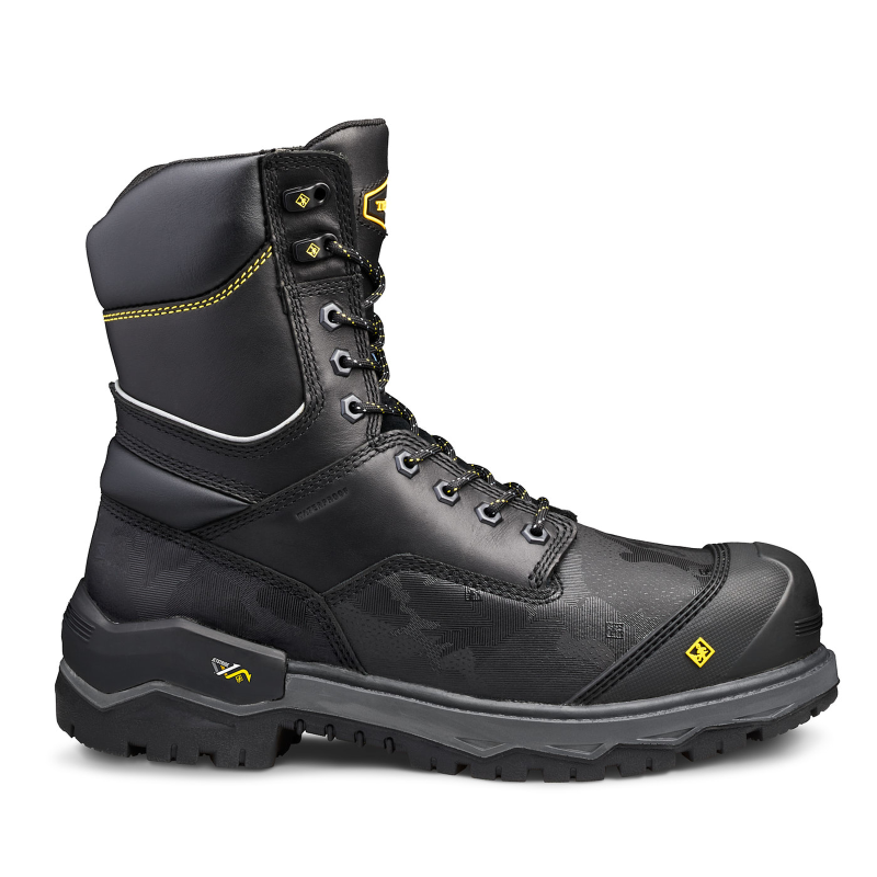 Terra | Men's Gantry 8" Waterproof Nano Composite Toe Safety Work Boot-Black